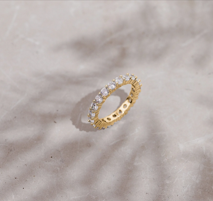 Oval Eternity Band