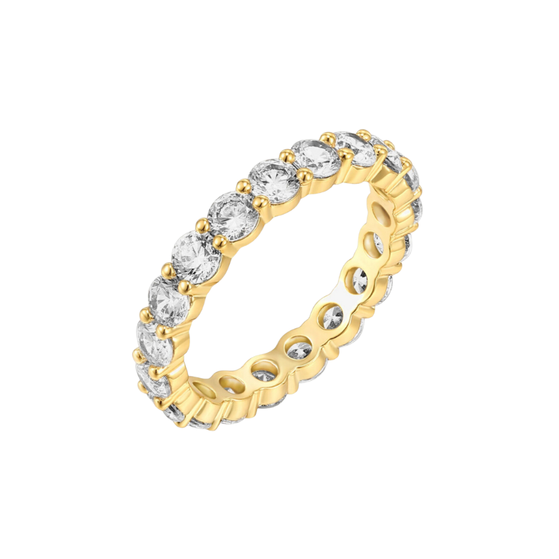 Oval Eternity Band